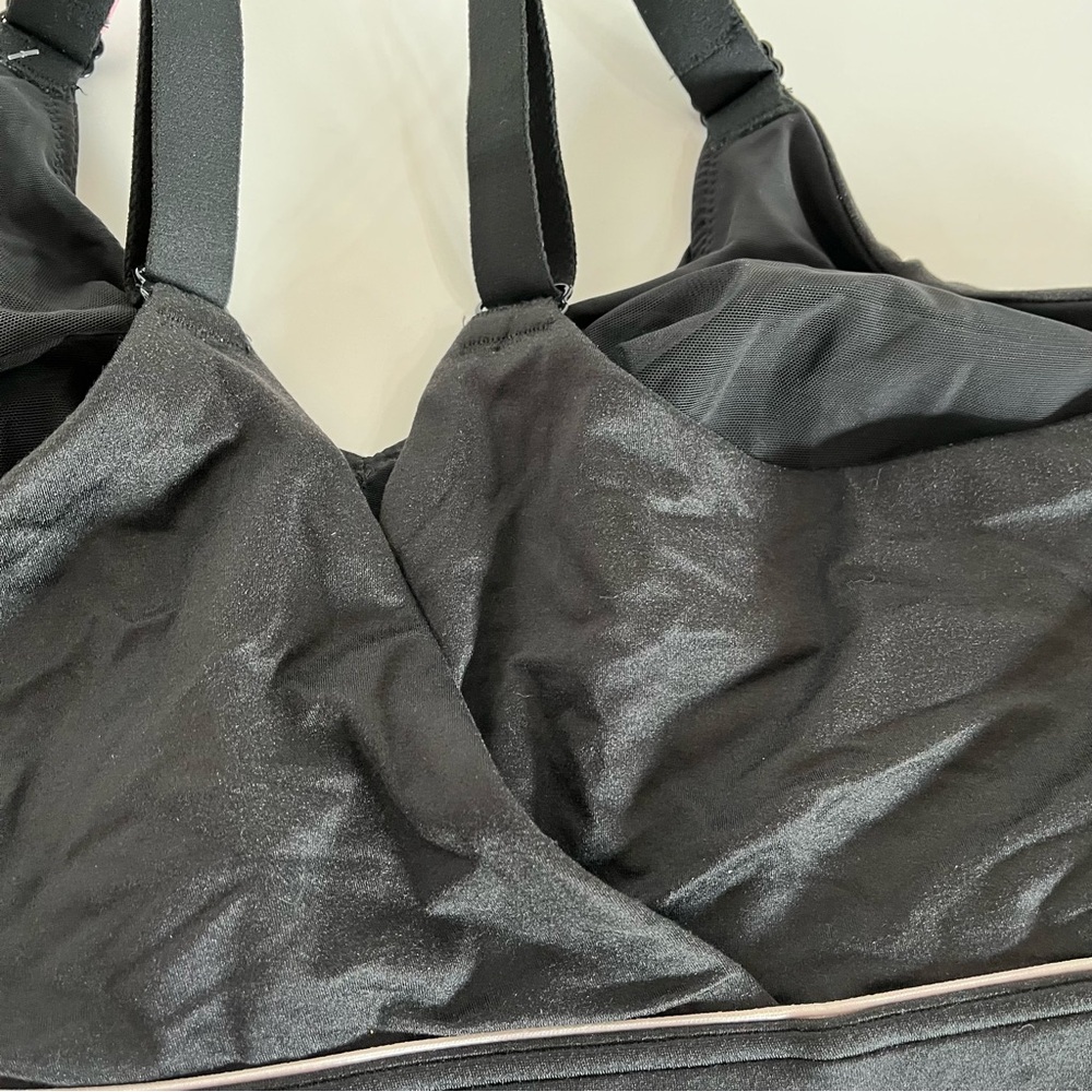NWT Cacique Black Wireless Unlined Lounge Bra, size 44DD - Picture 5 of 8